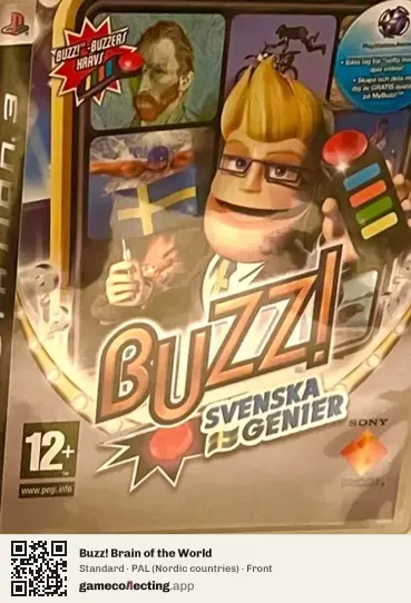 Buzz! Brain of the World PlayStation 3, Nordic countries box front