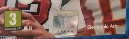 Madden NFL 22, the PEGI square on its front