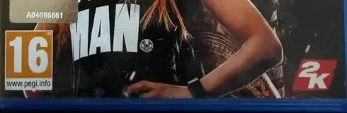 WWE 2K20, the PEGI square on its front