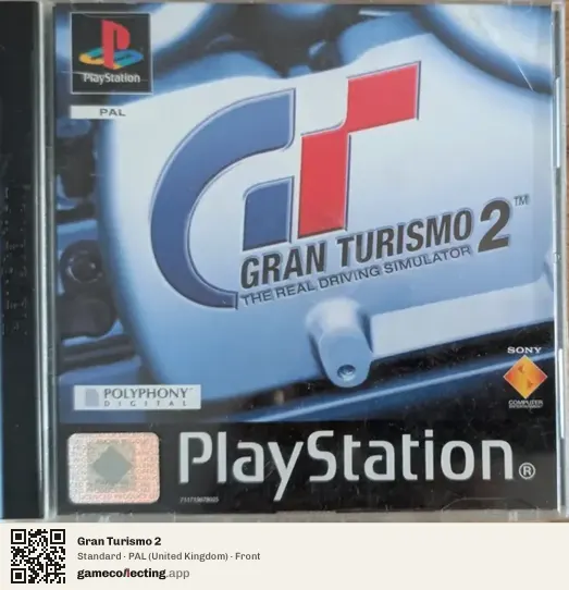 Gran Turismo 2 PlayStation, United Kingdom box front
