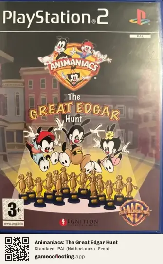 Animaniacs: The Great Edgar Hunt PlayStation 2, Netherlands box front