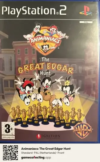 Animaniacs: The Great Edgar Hunt PlayStation 2, Netherlands box front