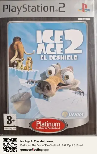 Ice Age 2: The Meltdown PlayStation 2, Spain box front