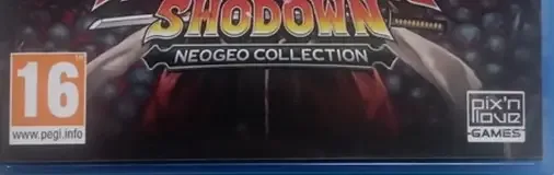 Samurai Shodown NeoGeo Collection, the PEGI square on its front