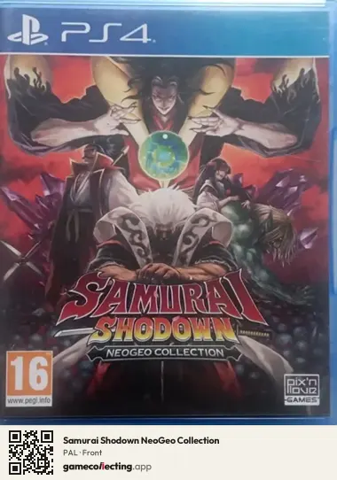Samurai Shodown NeoGeo Collection PlayStation 4, PAL box front