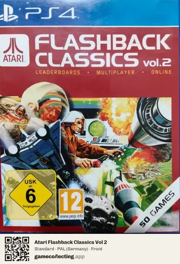 Atari Flashback Classics Vol 2 PlayStation 4, Germany box front