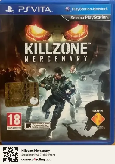 Killzone: Mercenary PlayStation Vita, Italy box front