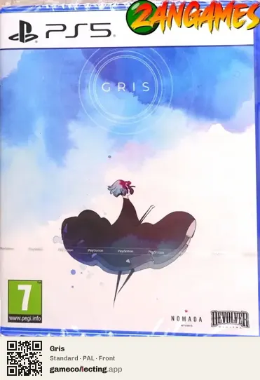 Gris PlayStation 5, PAL box front