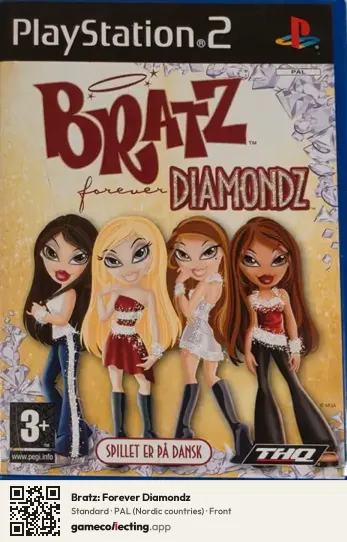 Bratz: Forever Diamondz PlayStation 2, Nordic countries box front