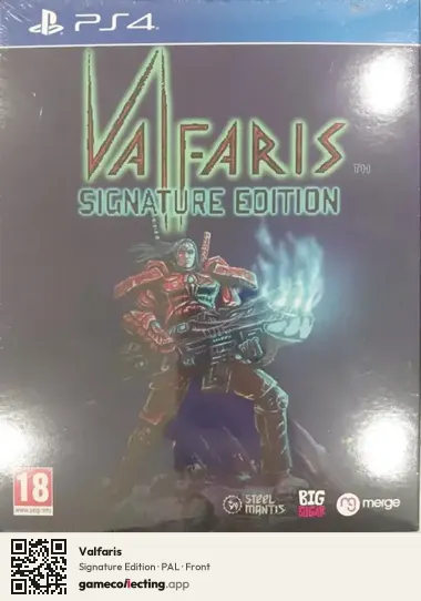 Valfaris PlayStation 4, PAL box front