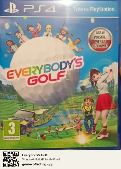 Everybody's Golf PlayStation 4, Poland box front