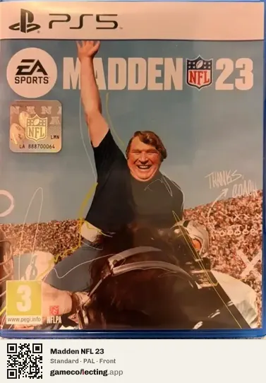 Madden NFL 23 PlayStation 5, PAL box front
