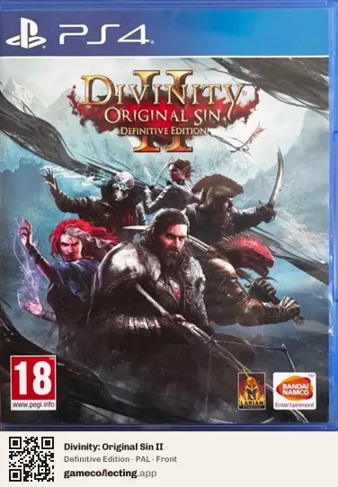 Divinity: Original Sin II PlayStation 4, PAL box front