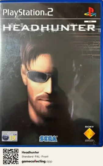 Headhunter PlayStation 2, PAL box front