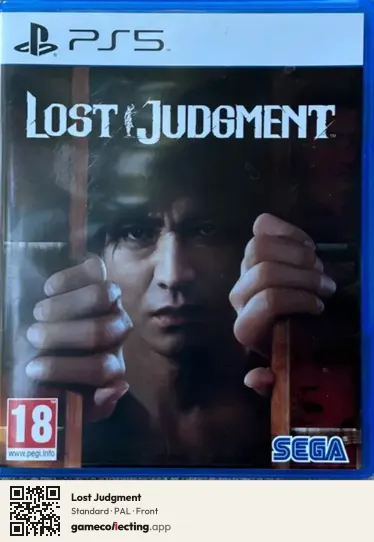 Lost Judgment PlayStation 5, PAL box front