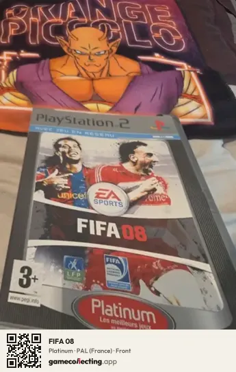 FIFA 08 PlayStation 2, France box front
