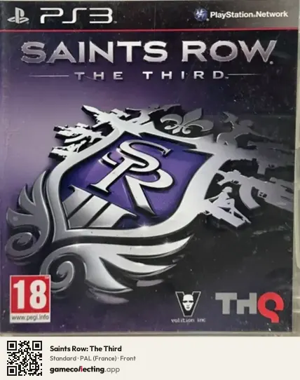 Saints Row: The Third PlayStation 3, France box front