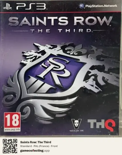 Saints Row: The Third PlayStation 3, France box front