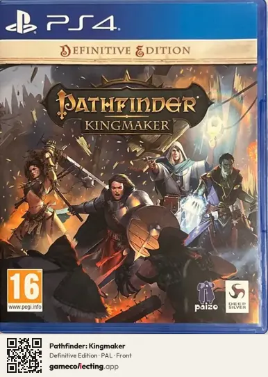 Pathfinder: Kingmaker PlayStation 4, PAL box front