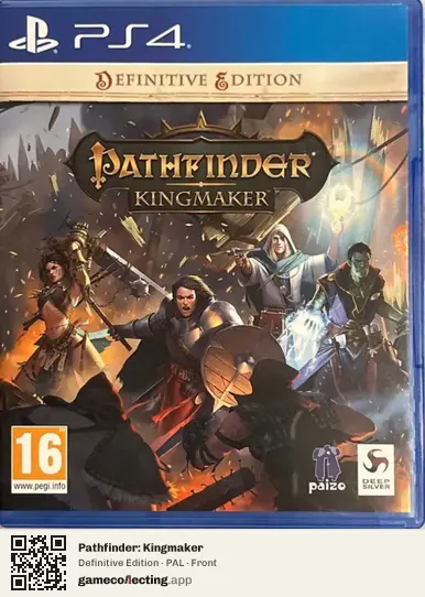 Pathfinder: Kingmaker PlayStation 4, PAL box front