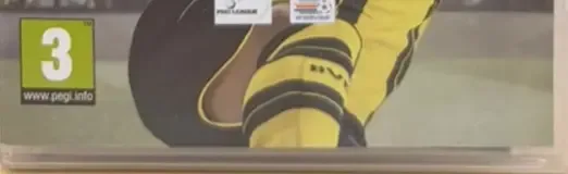 FIFA 17, the PEGI square on its front