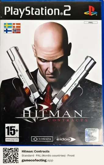 Hitman: Contracts PlayStation 2, Nordic countries box front