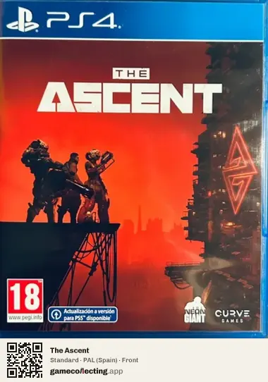 The Ascent PlayStation 4, Spain box front