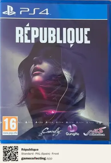 République PlayStation 4, Spain box front
