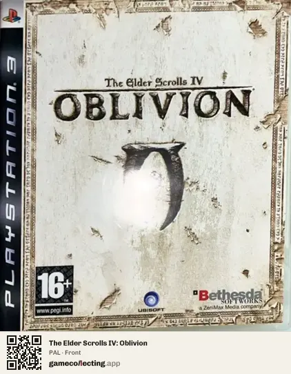 The Elder Scrolls IV: Oblivion PlayStation 3, PAL box front