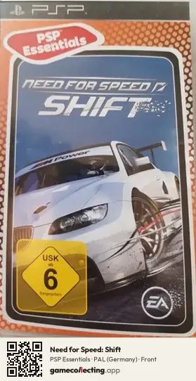Need for Speed: Shift PlayStation Portable, Germany box front