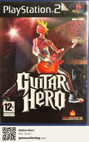 Guitar Hero PlayStation 2, PAL box front