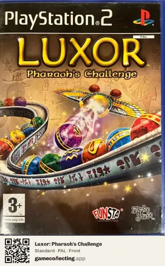 Luxor: Pharaoh's Challenge PlayStation 2, PAL box front