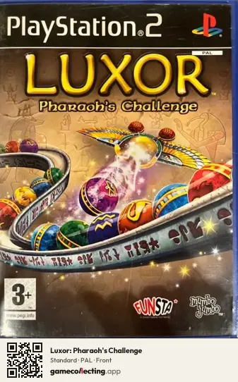 Luxor: Pharaoh's Challenge PlayStation 2, PAL box front