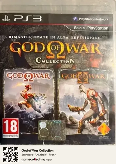 God of War Collection PlayStation 3, Italy box front