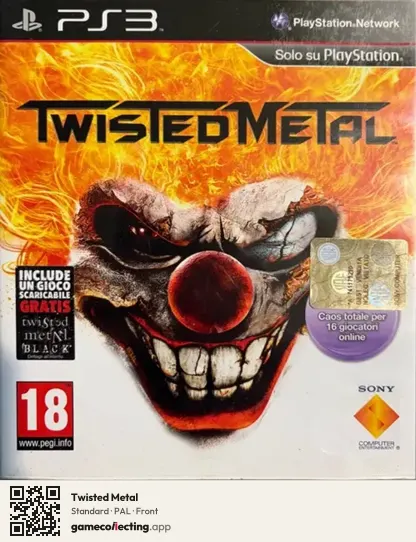 Twisted Metal PlayStation 3, PAL box front
