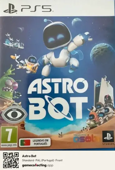 Astro Bot PlayStation 5, Portugal box front