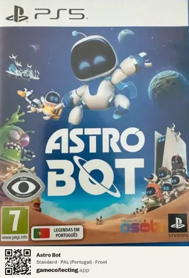 Astro Bot PlayStation 5, Portugal box front