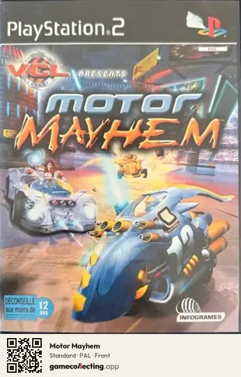 Motor Mayhem PlayStation 2, PAL box front