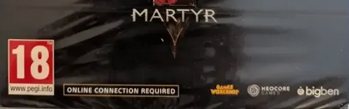 Warhammer 40,000: Inquisitor: Martyr, the PEGI square on its front