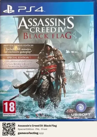 Assassin's Creed IV: Black Flag PlayStation 4, PAL box front