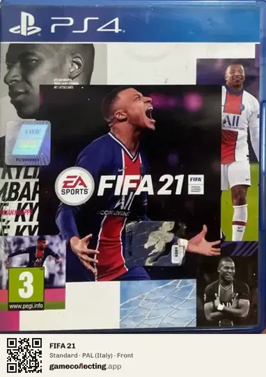 FIFA 21 PlayStation 4, Italy box front