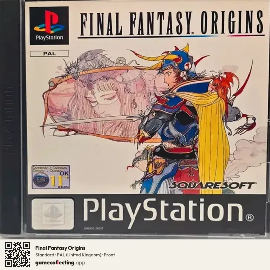 Final Fantasy Origins PlayStation, United Kingdom box front