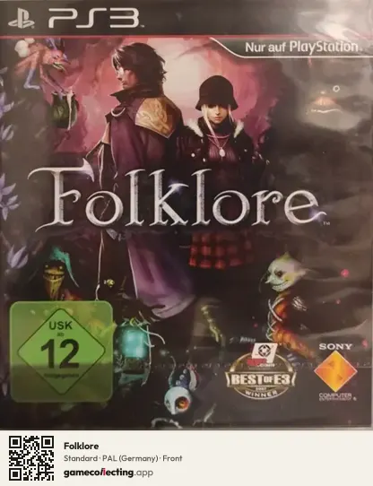 Folklore PlayStation 3, Germany box front
