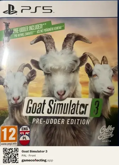 Goat Simulator 3 PlayStation 5, PAL box front