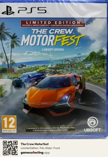 The Crew Motorfest PlayStation 5, Italy box front