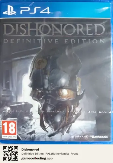Dishonored PlayStation 4, Netherlands box front