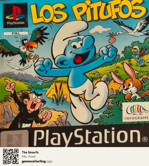 The Smurfs PlayStation, PAL box front
