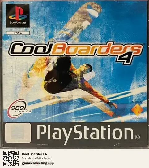 Cool Boarders 4 PlayStation, PAL box front
