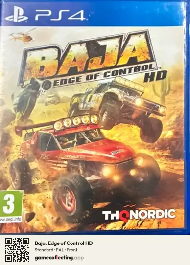 Baja: Edge of Control HD PlayStation 4, PAL box front