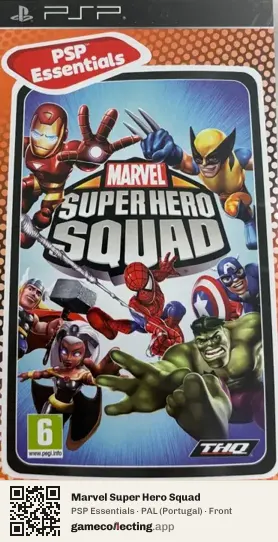 Marvel Super Hero Squad PlayStation Portable, Portugal box front